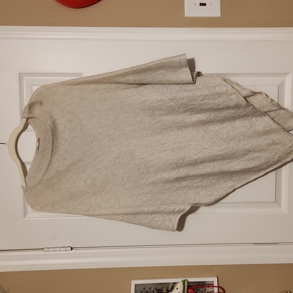 LOFT Poncho with sparkly trim on bottom - never worn - Picture 1 of 2